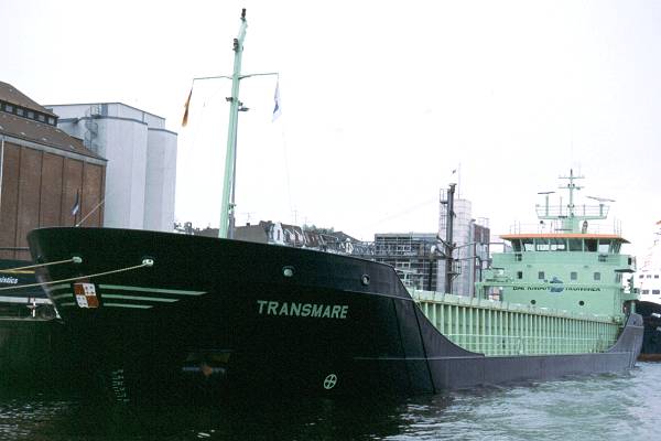 Photograph of the vessel  Transmare pictured in Lübeck on 27th May 2001