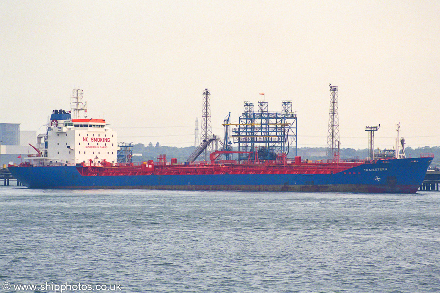 Photograph of the vessel  Travestern pictured at Fawley on 6th July 2002
