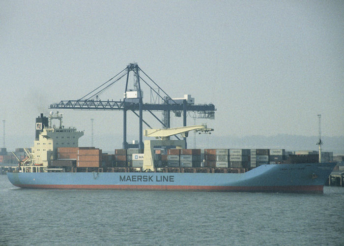Photograph of the vessel  TRSL Arcturus pictured arriving at Felixstowe on 15th April 1996