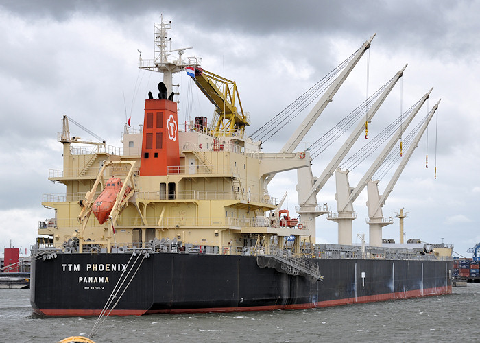 Photograph of the vessel  TTM Phoenix pictured in Waalhaven, Rotterdam on 24th June 2012