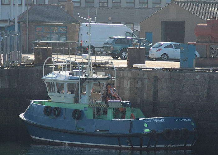 Photograph of the vessel  Ugie Runner pictured at Peterhead on 28th April 2011