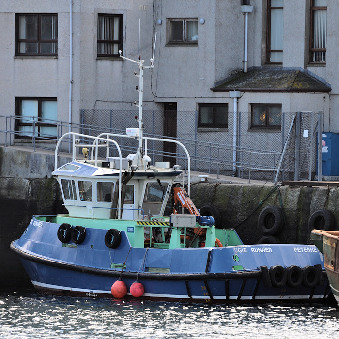 Photograph of the vessel  Ugie Runner pictured at Peterhead on 15th April 2012