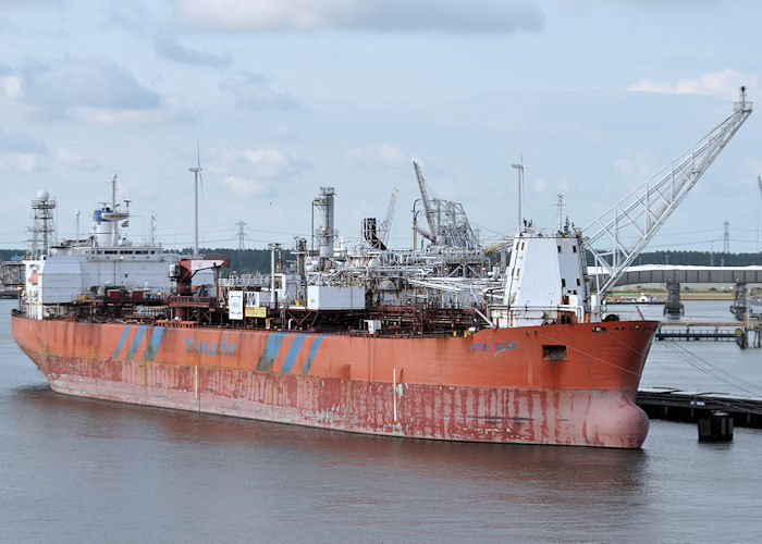 Photograph of the vessel  Uisge Gorm pictured laid up in Elbehaven, Europoort on 24th June 2011