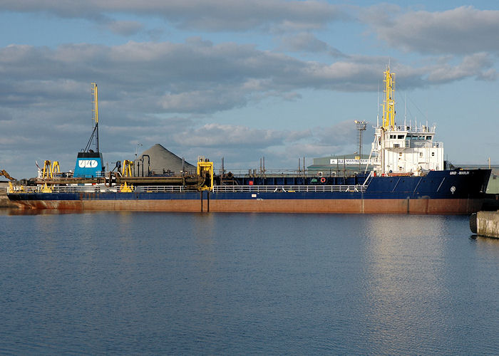Photograph of the vessel  UKD Marlin pictured at Leith on 20th March 2010