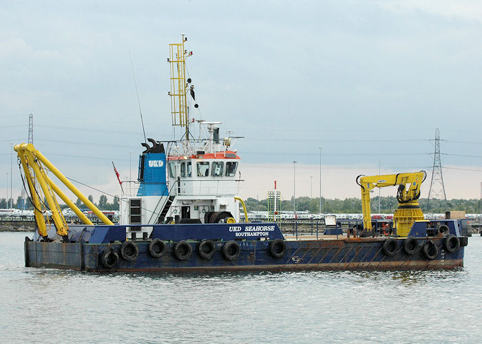 Photograph of the vessel  UKD Seahorse pictured on the River Tyne on 8th August 2010