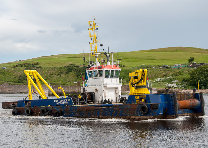 Photograph of the vessel  UKD Seahorse pictured at Aberdeen on 11th June 2014