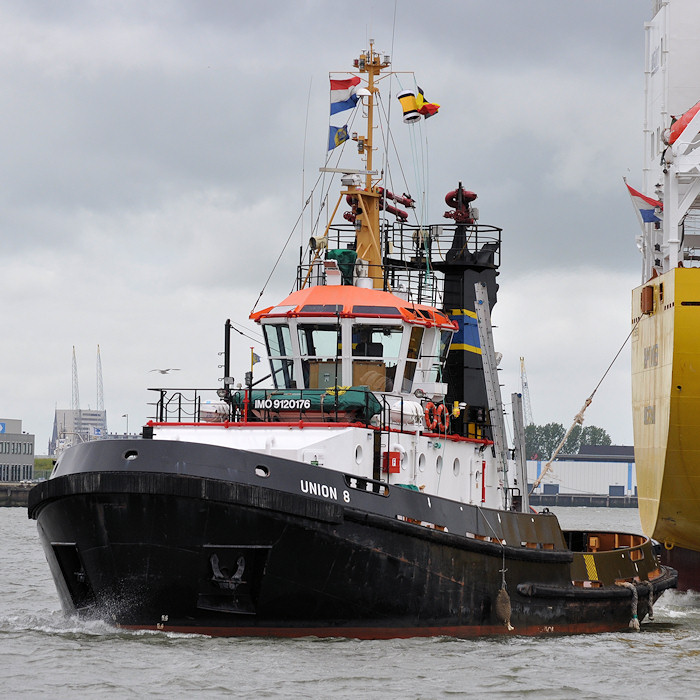 Photograph of the vessel  Union 8 pictured in Waalhaven, Rotterdam on 24th June 2012