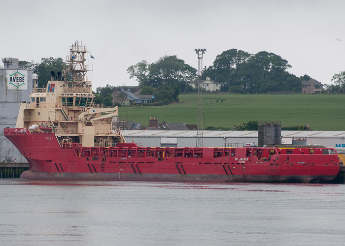 Photograph of the vessel  UP Jasper pictured at Montrose on 14th June 2014