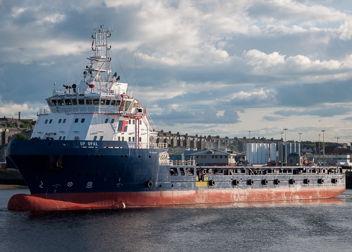 Photograph of the vessel  UP Opal pictured at Aberdeen on 11th June 2014