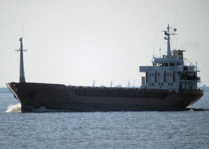 Photograph of the vessel  Urania pictured on the River Elbe on 6th June 1997