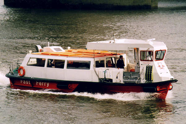Photograph of the vessel  Uriah Heep pictured in London on 13th June 2000