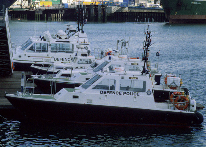 Photograph of the vessel  Utah pictured in Portsmouth Naval Base on 29th May 1994