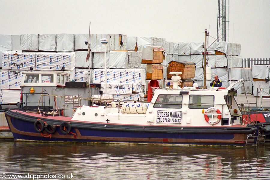 pv Valentine pictured in Alexandra Dock, Hull on 11th August 2002