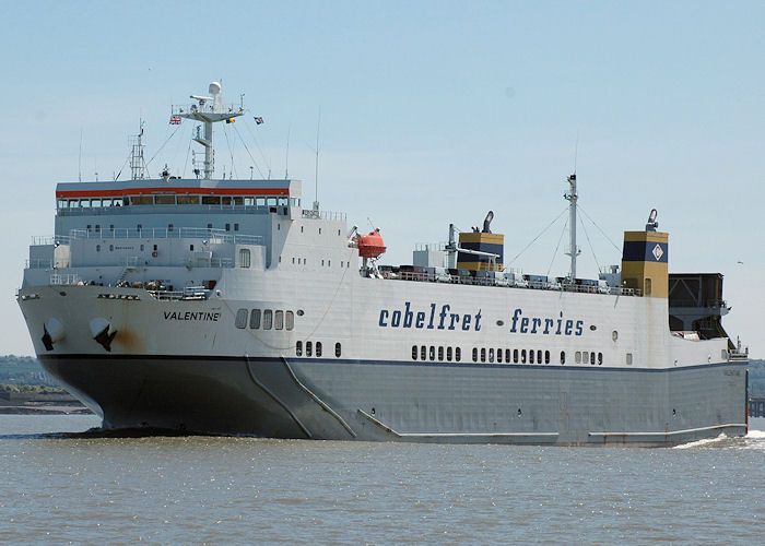 Photograph of the vessel  Valentine pictured on the River Thames on 22nd May 2010