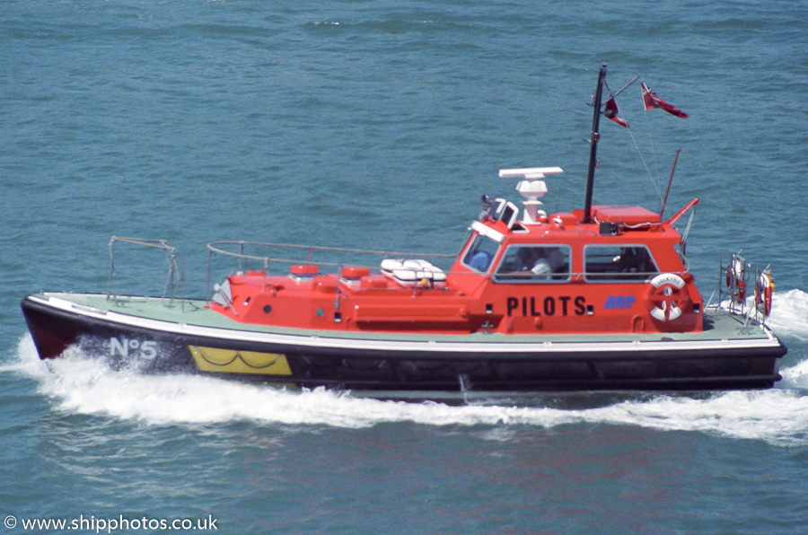 Photograph of the vessel pv Valkyrie pictured departing Portsmouth Harbour on 2nd July 1989