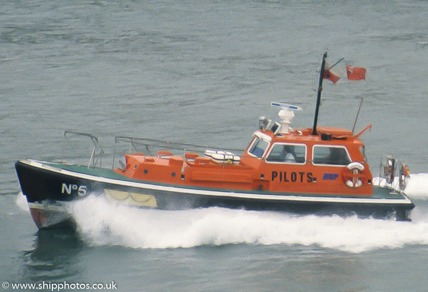 Photograph of the vessel pv Valkyrie pictured in Portsmouth Harbour on 5th July 1989