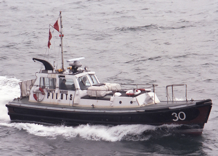 Photograph of the vessel pv Valonia pictured entering Portsmouth Harbour on 30th April 1988