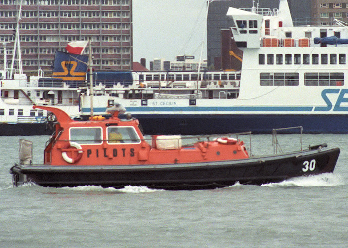 pv Valonia pictured in Portsmouth Harbour on 9th October 1988