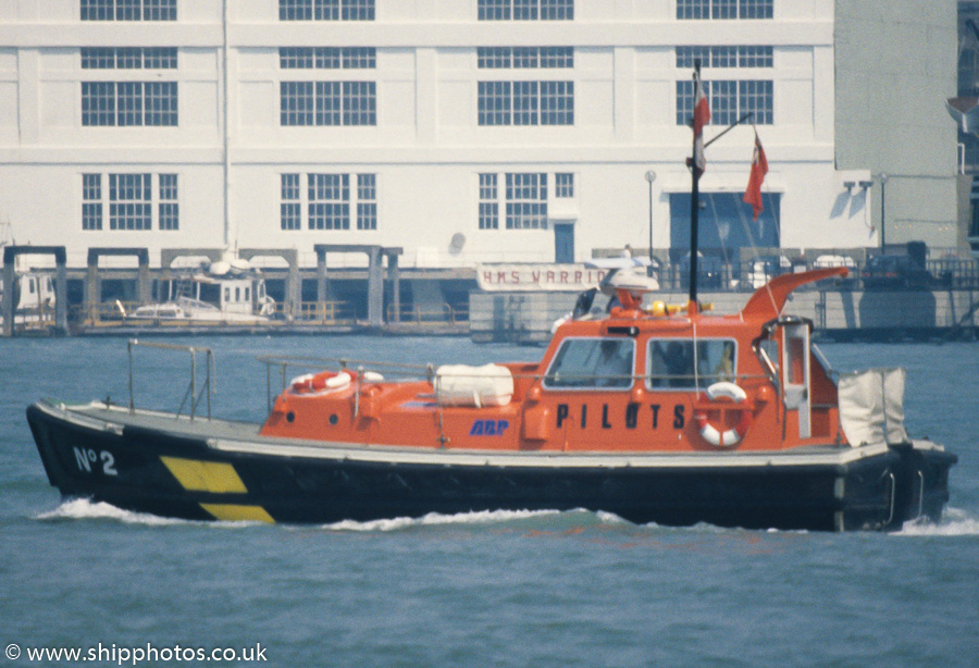 pv Valonia pictured in Portsmouth Harbour on 5th August 1989