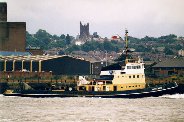  Vanguard pictured on the River Mersey on 4th August 2000