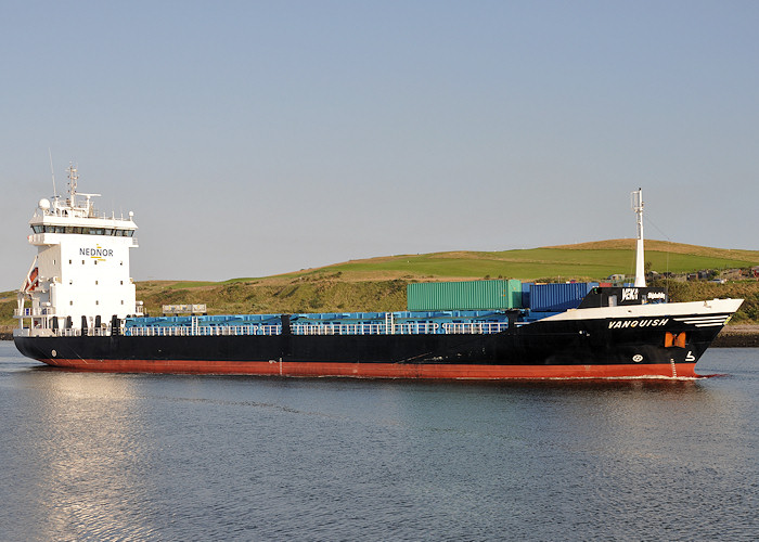 Photograph of the vessel  Vanquish pictured arriving at Aberdeen on 15th September 2012