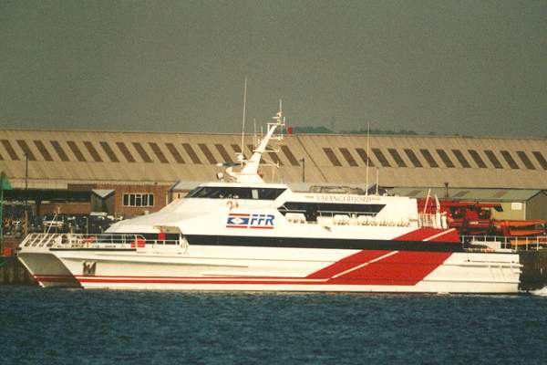  Varangerfjord pictured departing Southampton on 27th May 1999
