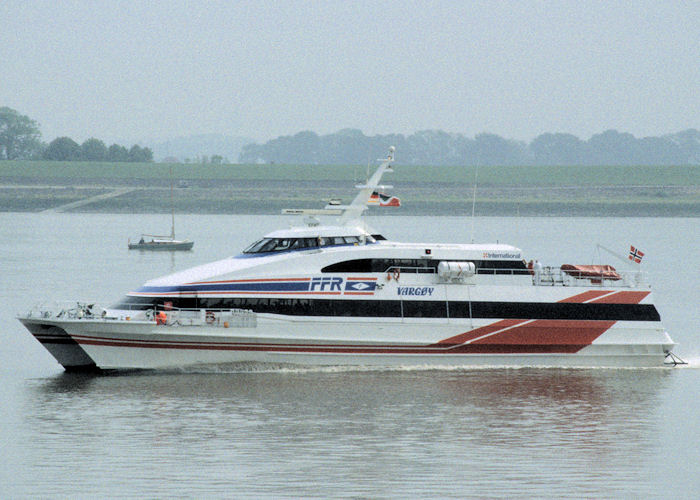  Vargøy pictured on the River Elbe on 27th May 1998