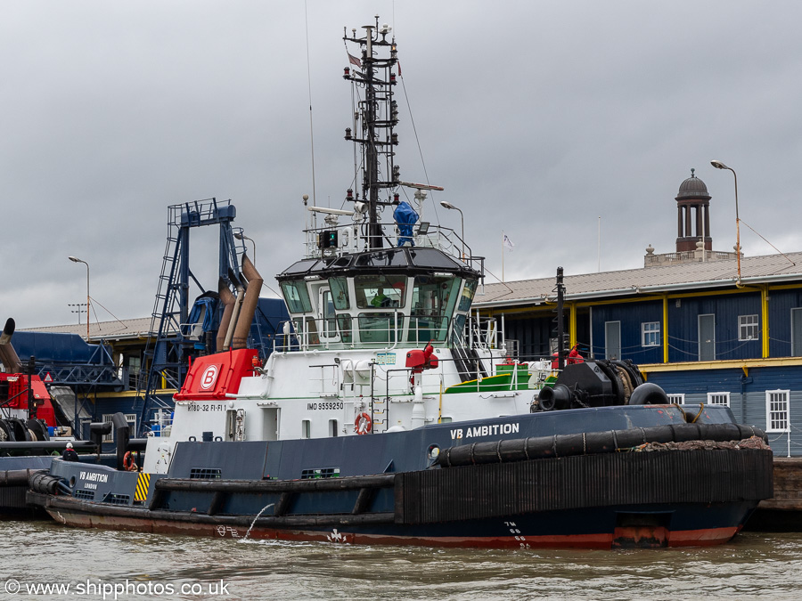 Photograph of the vessel  VB Ambition pictured at Tilbury on 20th July 2025
