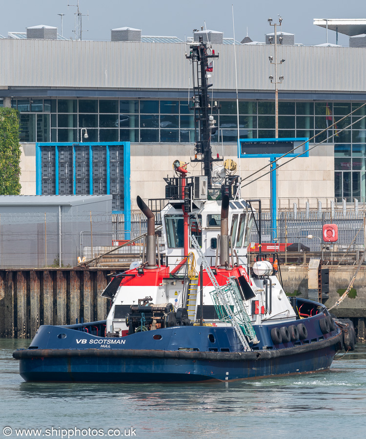 Photograph of the vessel  VB Scotsman pictured at Portsmouth International Port on 26th April 2025