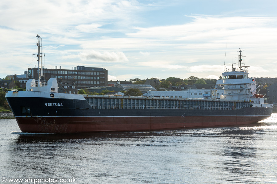 Ventura pictured departing Aberdeen on 12th October 2021