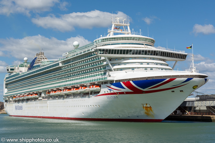 Photograph of the vessel  Ventura pictured at Southampton on 20th April 2024