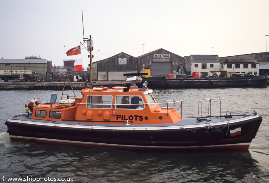 Photograph of the vessel pv Venture pictured at Poole on 24th July 1989
