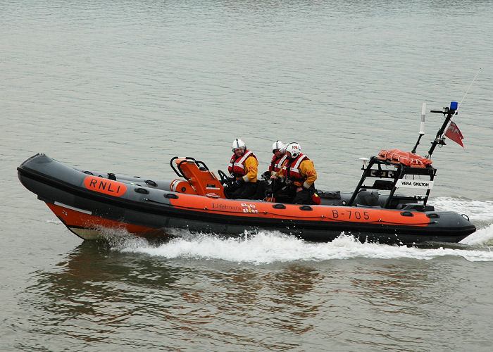 Photograph of the vessel RNLB Vera Skilton pictured on the River Thames on 6th May 2006