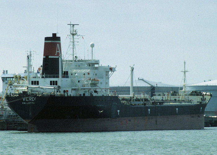 Photograph of the vessel  Verdi pictured at Antwerp on 19th April 1997
