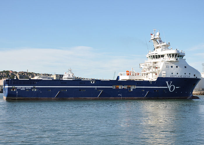  Vestland Cetus pictured arriving at Aberdeen on 14th September 2013