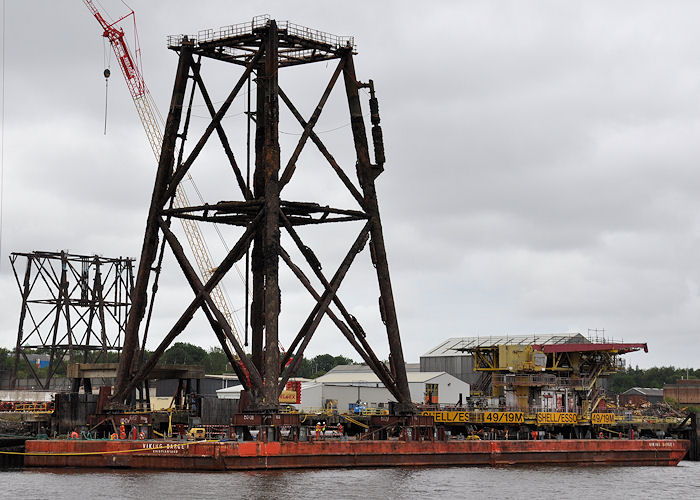 Photograph of the vessel  Viking Barge 1 pictured at Wallsend on 5th June 2011