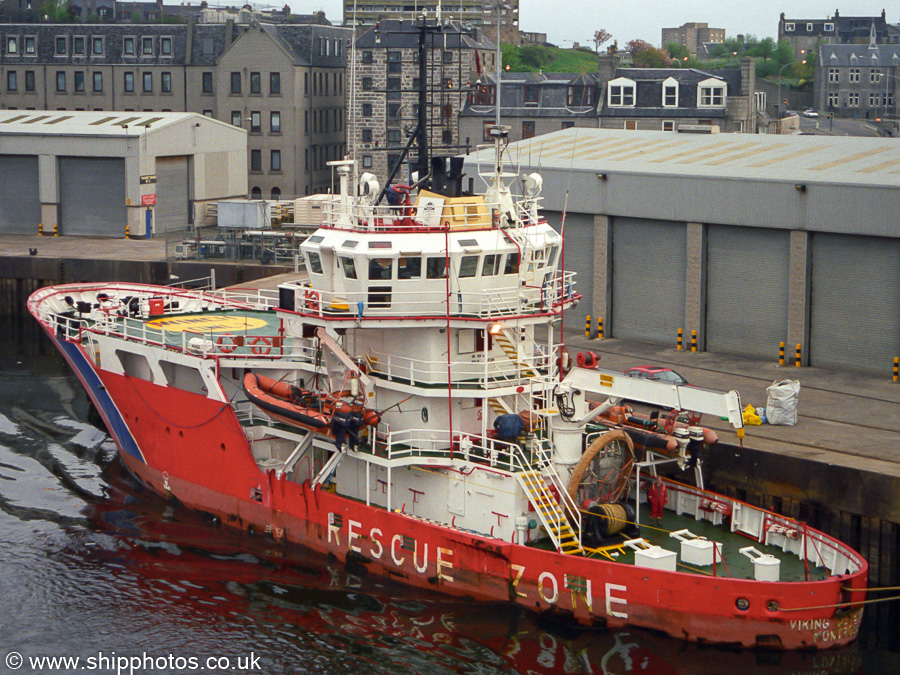 Photograph of the vessel  Viking Defender pictured at Aberdeen on 12th May 2003