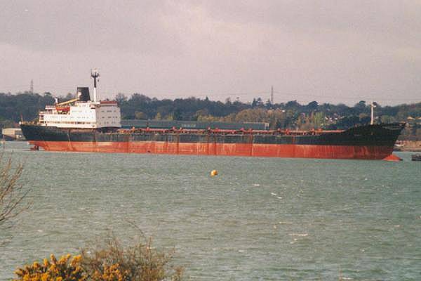 Photograph of the vessel  Viseu pictured arriving in Southampton on 17th April 2000