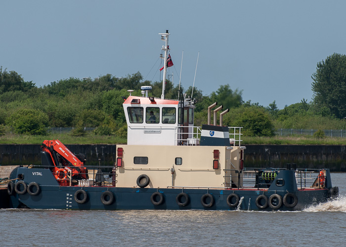 Photograph of the vessel  Vital pictured at Bromborough on 31st May 2014