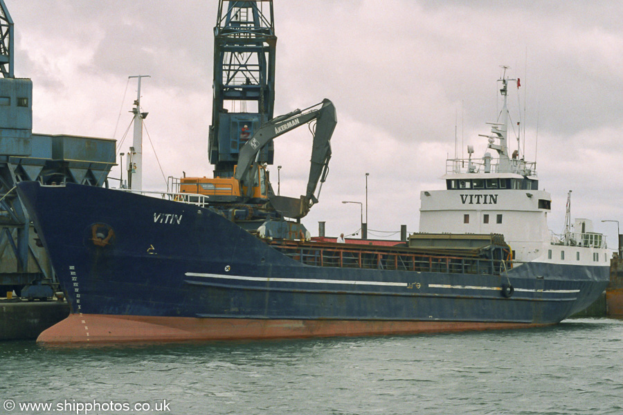 Photograph of the vessel  Vitin pictured in Liverpool on 19th June 2004