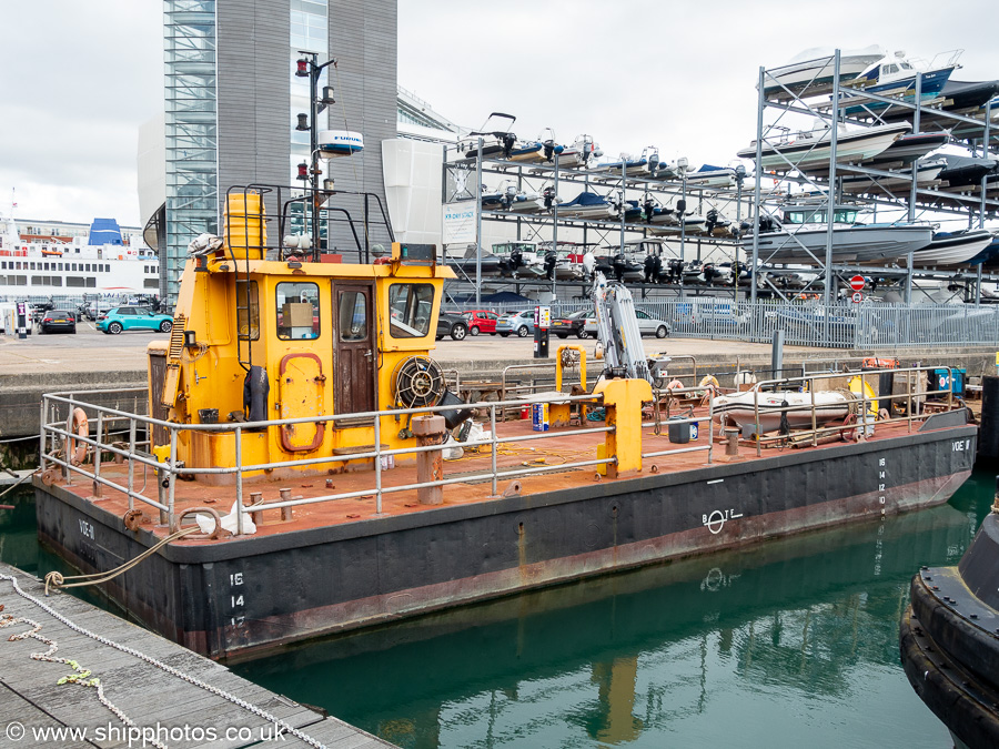 Photograph of the vessel  Voe III pictured in the Camber, Portsmouth on 19th April 2024