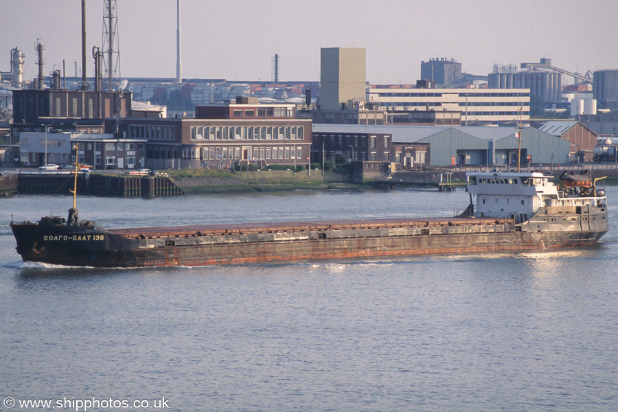  Volgo-Balt 136 pictured arriving in Rotterdam on 17th June 2002