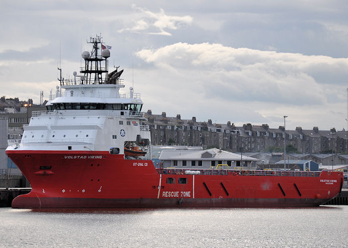 Photograph of the vessel  Volstad Viking pictured at Aberdeen on 12th September 2013