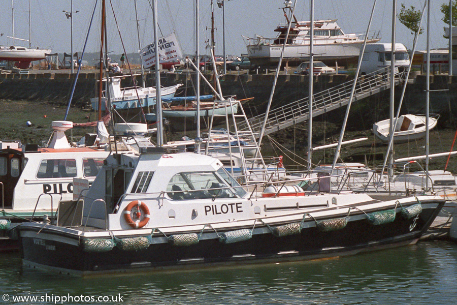 Photograph of the vessel pv Vortex pictured at Lorient on 23rd August 1989