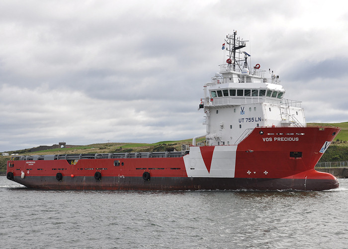 Photograph of the vessel  VOS Precious pictured arriving at Aberdeen on 14th September 2012