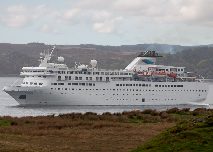 Photograph of the vessel  Voyager pictured departing Stornoway on 9th May 2014