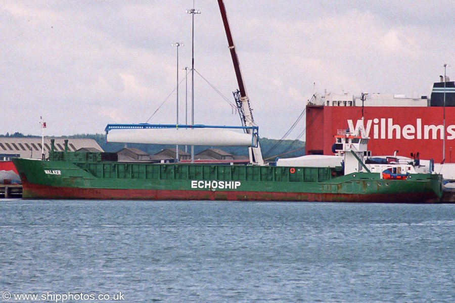 Photograph of the vessel  Walker pictured at Southampton on 31st August 2001