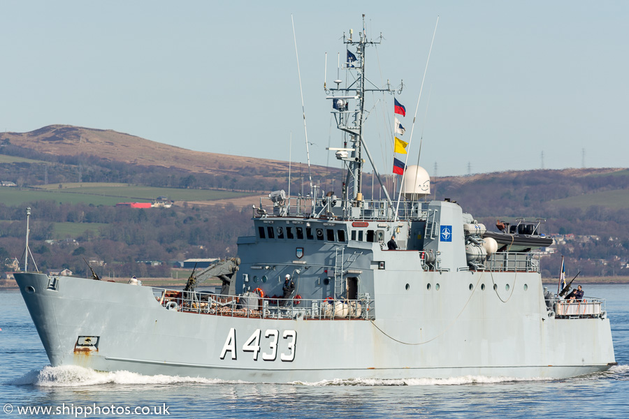 Photograph of the vessel EML Wambola pictured passing Greenock on 26th March 2017