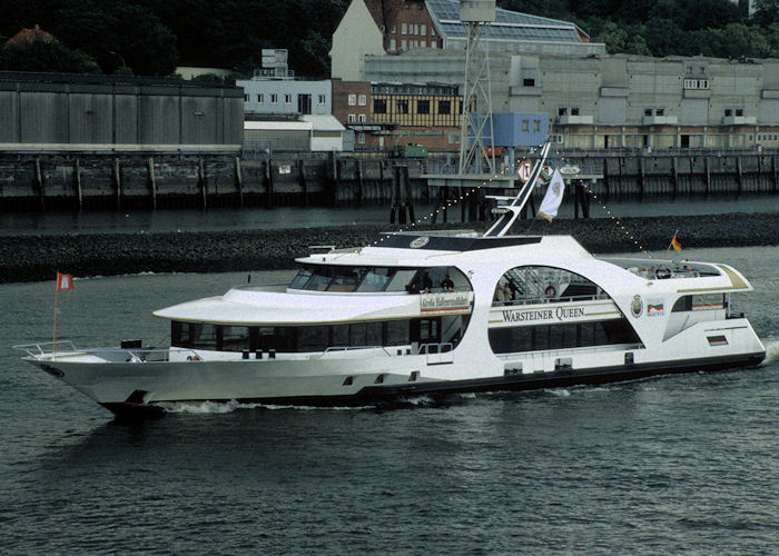 Photograph of the vessel  Warsteiner Queen pictured in Hamburg on 21st August 1995