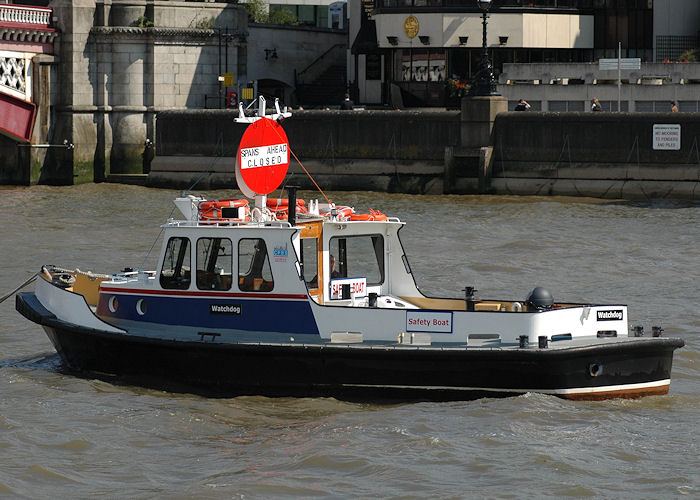 Photograph of the vessel  Watchdog pictured in London on 11th June 2009